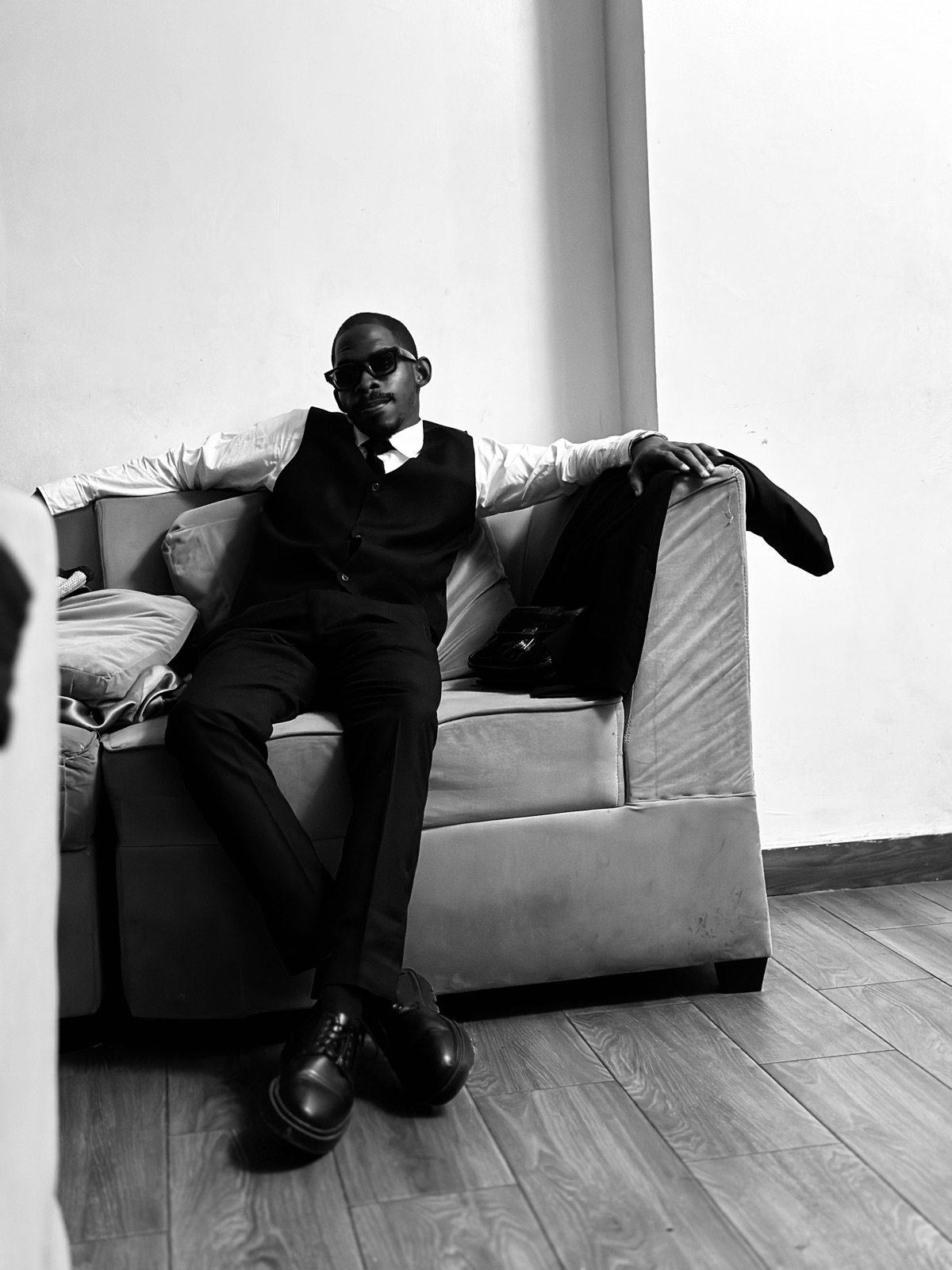 Oluwafemi Akinbi in a suit